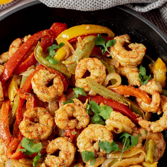 Easy Shrimp Fajita