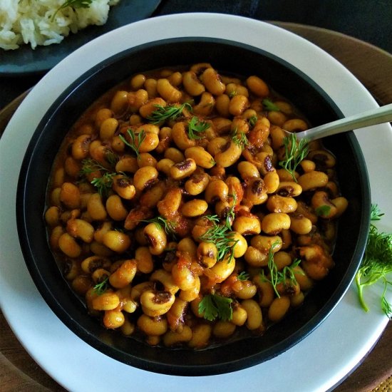 Black-eyed Bean Curry (Vegan)