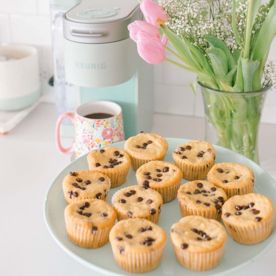 Low Carb Chocolate Chip Muffins