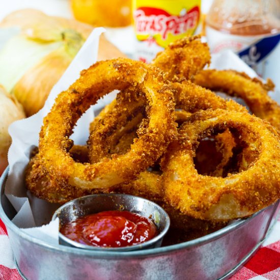 Hot Sauce Onion Rings