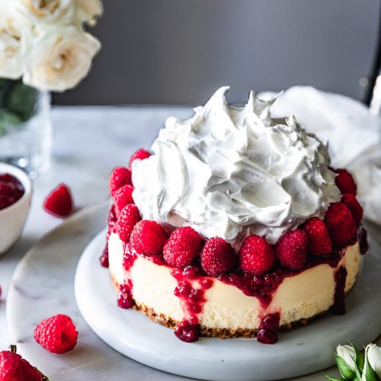 Chocolate Raspberry Cheesecake