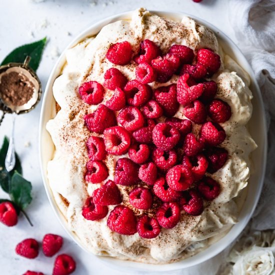 Raspberry Tiramisu