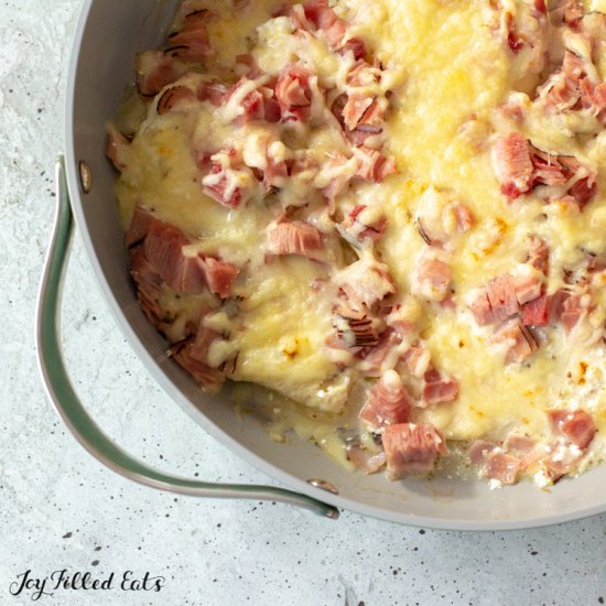 Skillet Chicken Cordon Bleu