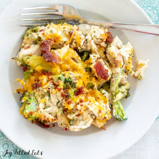 Chicken Bacon Ranch Casserole