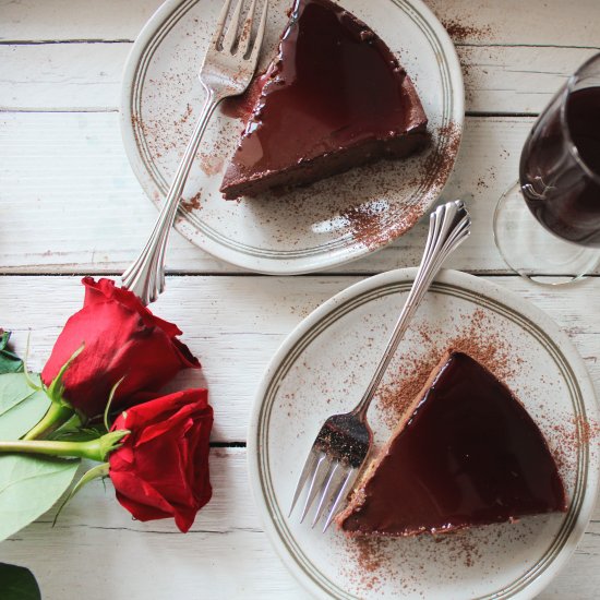 Merlot Chocolate Cheesecake