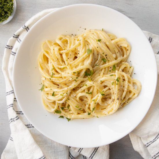 Light Fettuccine Alfredo