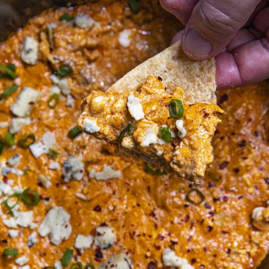 Crockpot Buffalo Chicken Dip