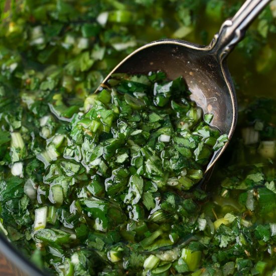 Cilantro Chimichurri Sauce