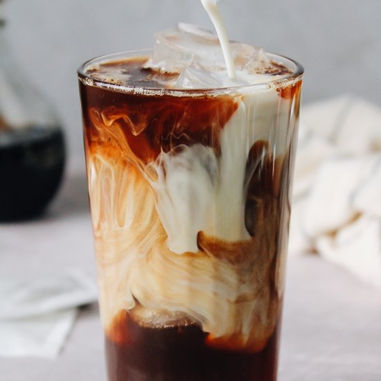 Iced Dirty Chai Latte