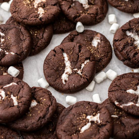 Chocolate Marshmallow Cookies