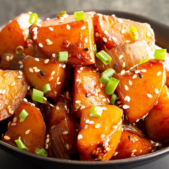 Epic Korean Braised Potatoes