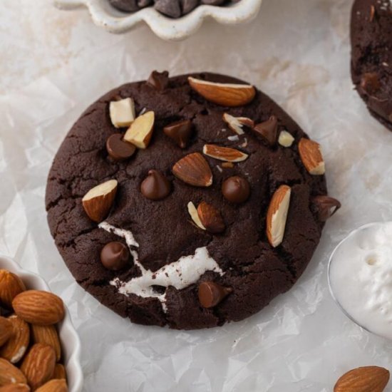 Crumbl Rocky Road Cookies