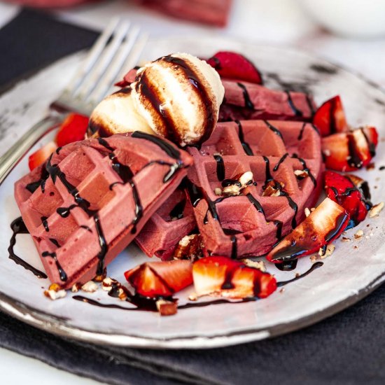 Red Velvet Waffles