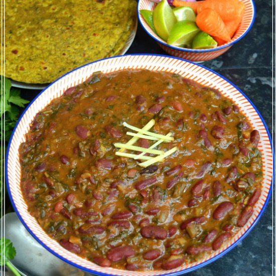 Rajma Palak Masala Curry