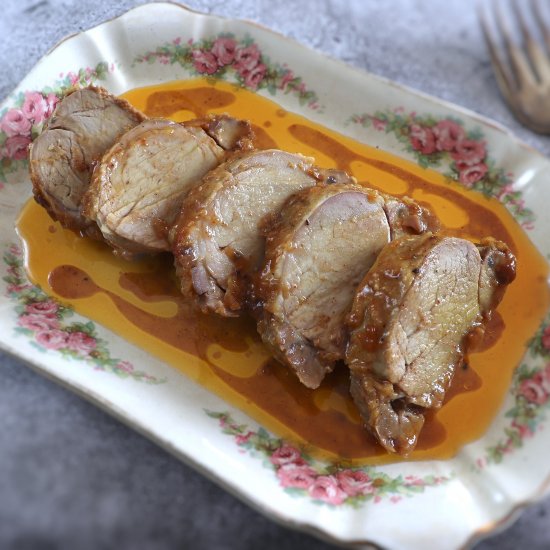 Baked pork tenderloin