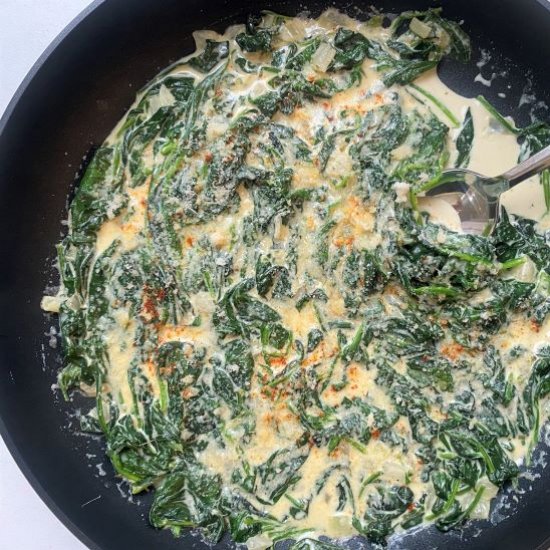 Keto Creamed Spinach