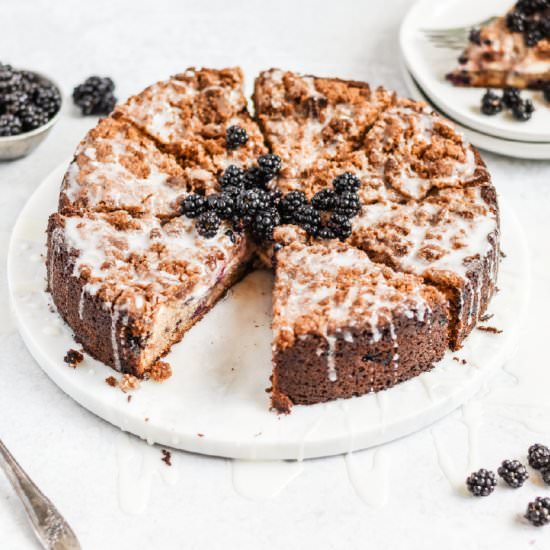 Blackberry Cream Cheese Coffee Cake