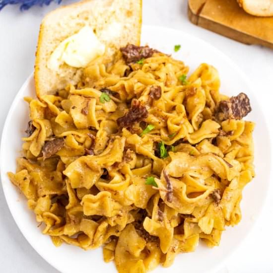 Instant Pot Beef Stroganoff