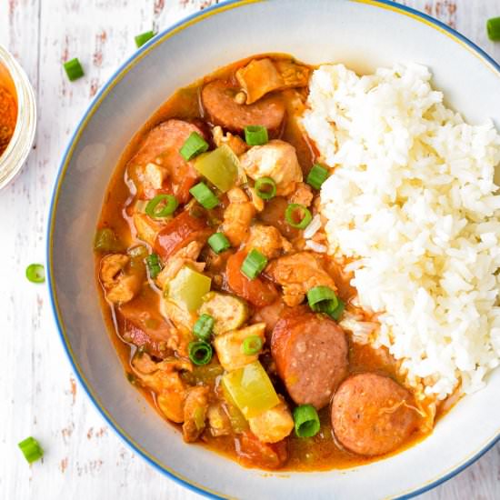 Low FODMAP Instant Pot Gumbo