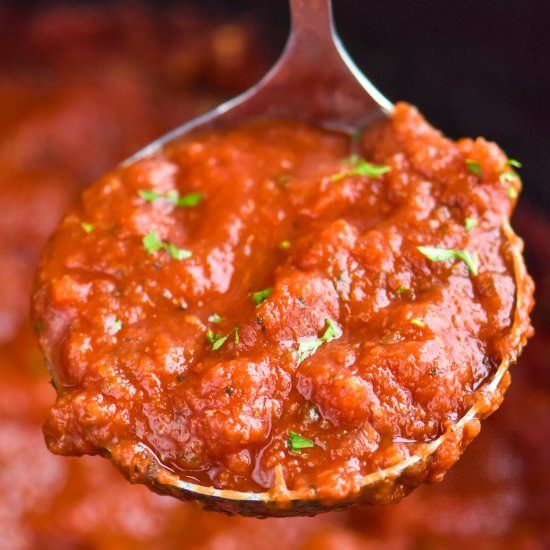 Crockpot Spaghetti Sauce