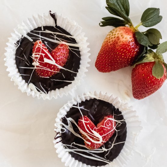 Dark Chocolate & Strawberry Bites