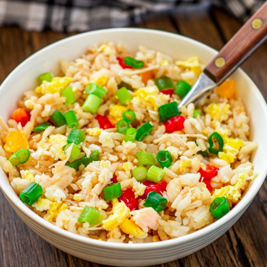 Microwave Fried Rice