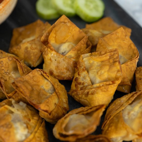 Air Fryer Wontons with Pork