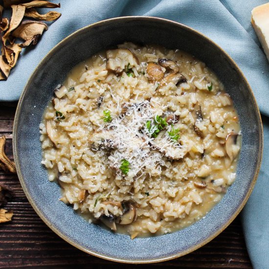 Creamy Mushroom Risotto