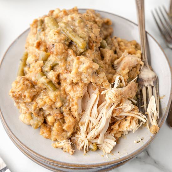 Crockpot Chicken and Stuffing