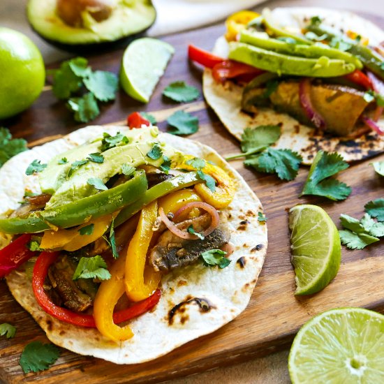 Veggie Fajita Tacos