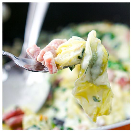 Keto Creamy Cabbage & Ham