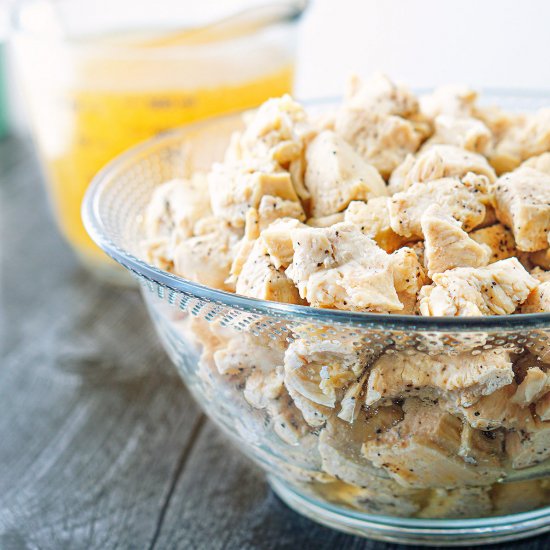 Instant Pot Chicken Cubes