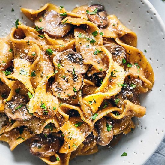 Mushroom Stroganoff