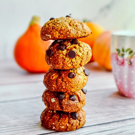 Gluten Free Pumpkin Protein Cookies