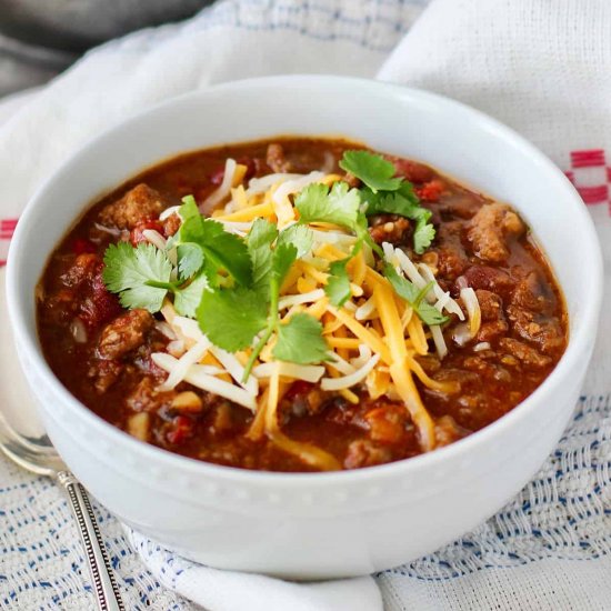 Instant Pot Turkey Chili