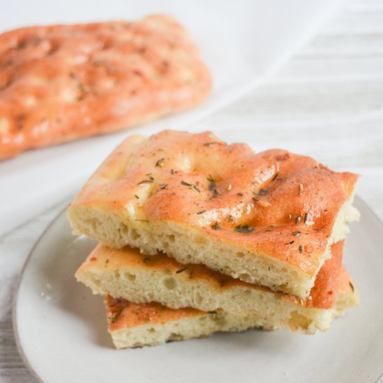 air fryer focaccia bread