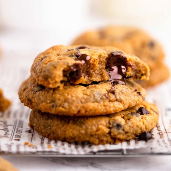 Peanut Butter Choc Chip Cookies