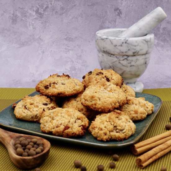 Orange and spice rock cakes