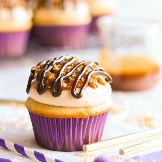 Samoa Cupcakes