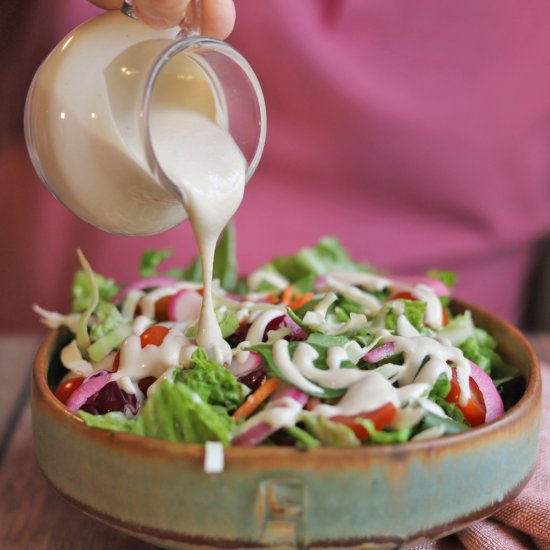 Easy tahini dressing