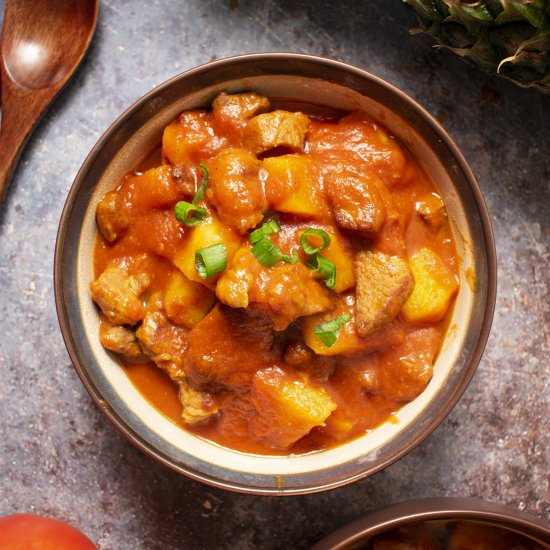 Sweet and Sour Pork with Pineapple