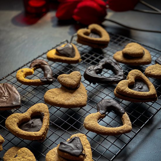 Vegan Chocolate Digestive Biscuits