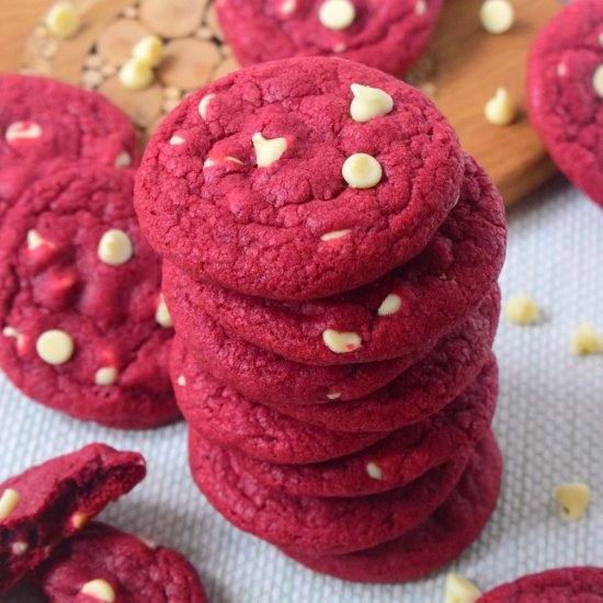 Red velvet cookies