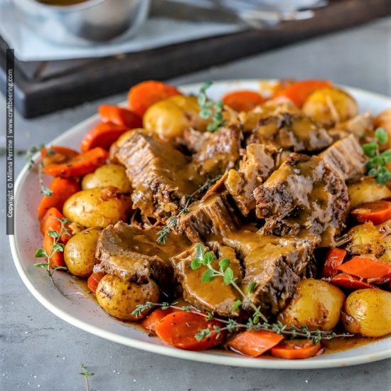 Eye of Round Roast with Vegetables