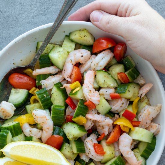 Shrimp and Cucumber Salad