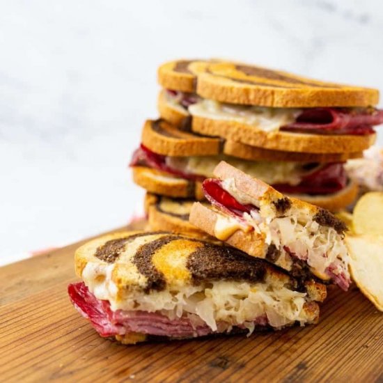 Air Fryer Reuben Sandwich