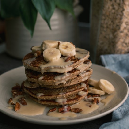 Oat Flour Blender Pancakes