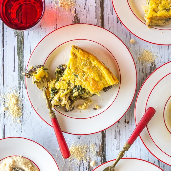 Spinach and Artichoke Frittata