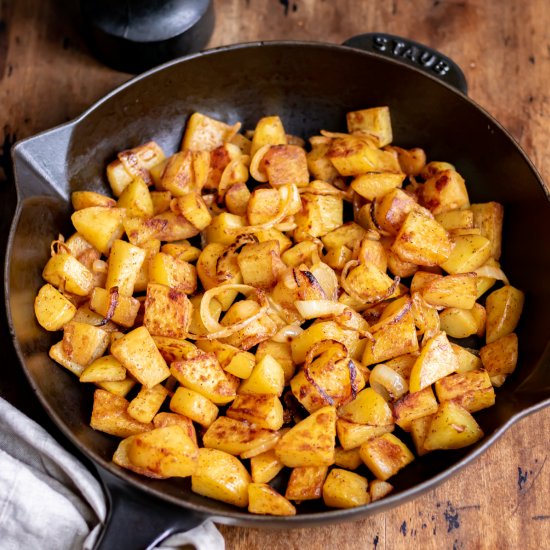 Fried Potatoes and Onions