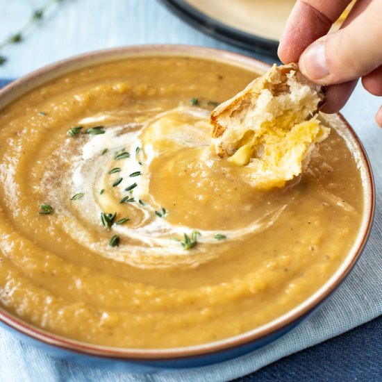 Honey Roasted Parsnip Soup